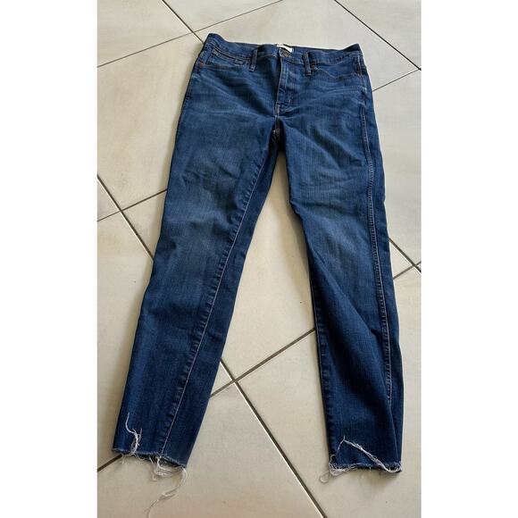 Madewell 10” High Rise Skinny Blue Jean Size 30 - Picture 3 of 7